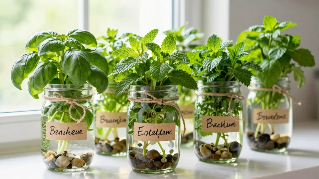 10 Mason Jar Hydroponics Ideas to Grow Fresh Herbs in a Beautiful Way