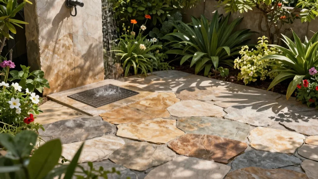 10 Outdoor Shower Floor Ideas for a Beautiful and Slip Resistant Finish