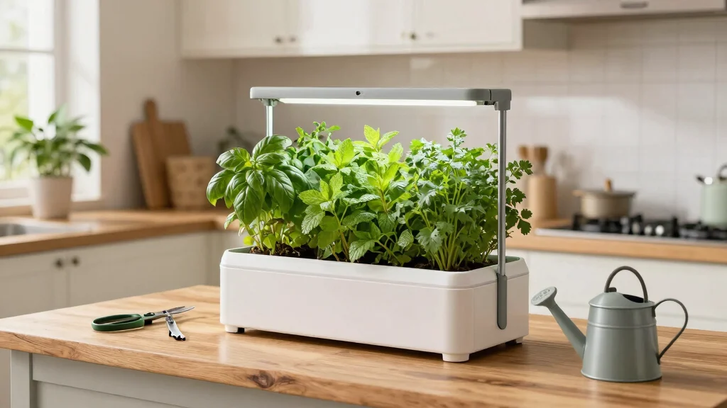 7 Countertop Hydroponic Garden Concepts for Growing Fresh Food in Any Kitchen