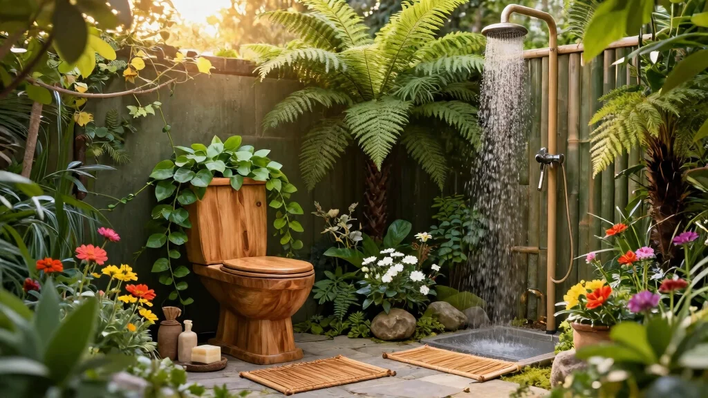 7 Outdoor Toilet and Shower Ideas for a Complete and Functional Outdoor Bathroom