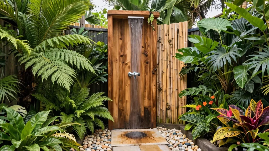 8 Outdoor Shower Garden Ideas to Surround Your Shower With Beautiful Greenery
