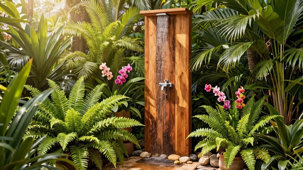 8 Outdoor Shower Plants Ideas to Transform Your Shower Into a Tropical Oasis