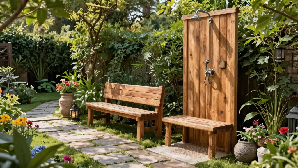 8 Wood Shower Bench Ideas to Add Natural Warmth and Function Outdoors