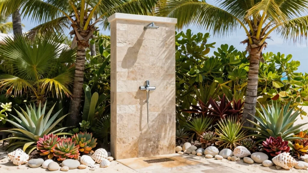9 Outdoor Beach Shower Ideas to Bring Coastal Vibes Into Your Backyard