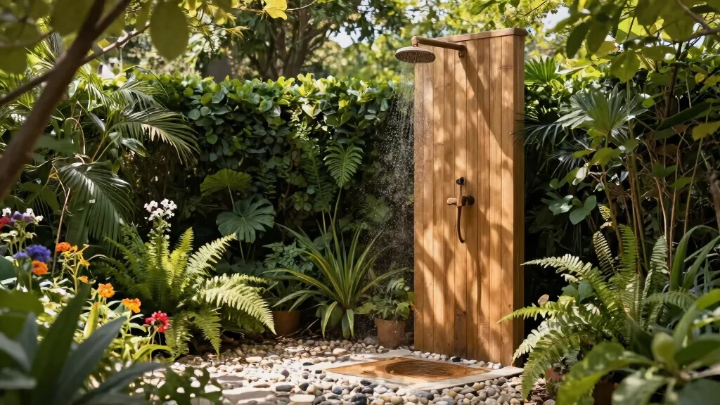 9 Outdoor Shower Ideas Backyards of Any Size Can Pull Off Beautifully